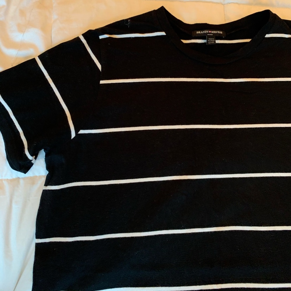 Brandy Melville black and white t-shirt dress
